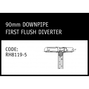 Marley First Flush Diverter 90mm - RH8119-5
